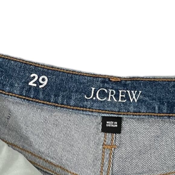 J. CREW High-Rise A-line Denim Shorts In Ancient Laurel Wash Size 29 - Picture 4 of 9